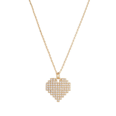 Gold Cut Out Heart