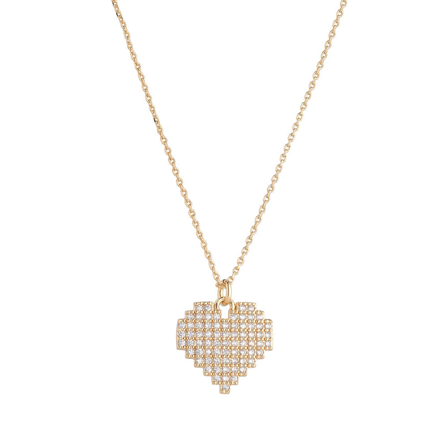 Gold Cut Out Heart