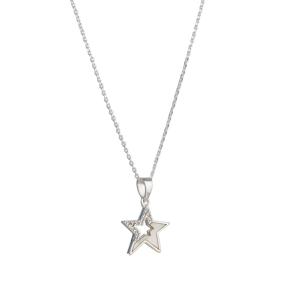 Silver Star Necklace