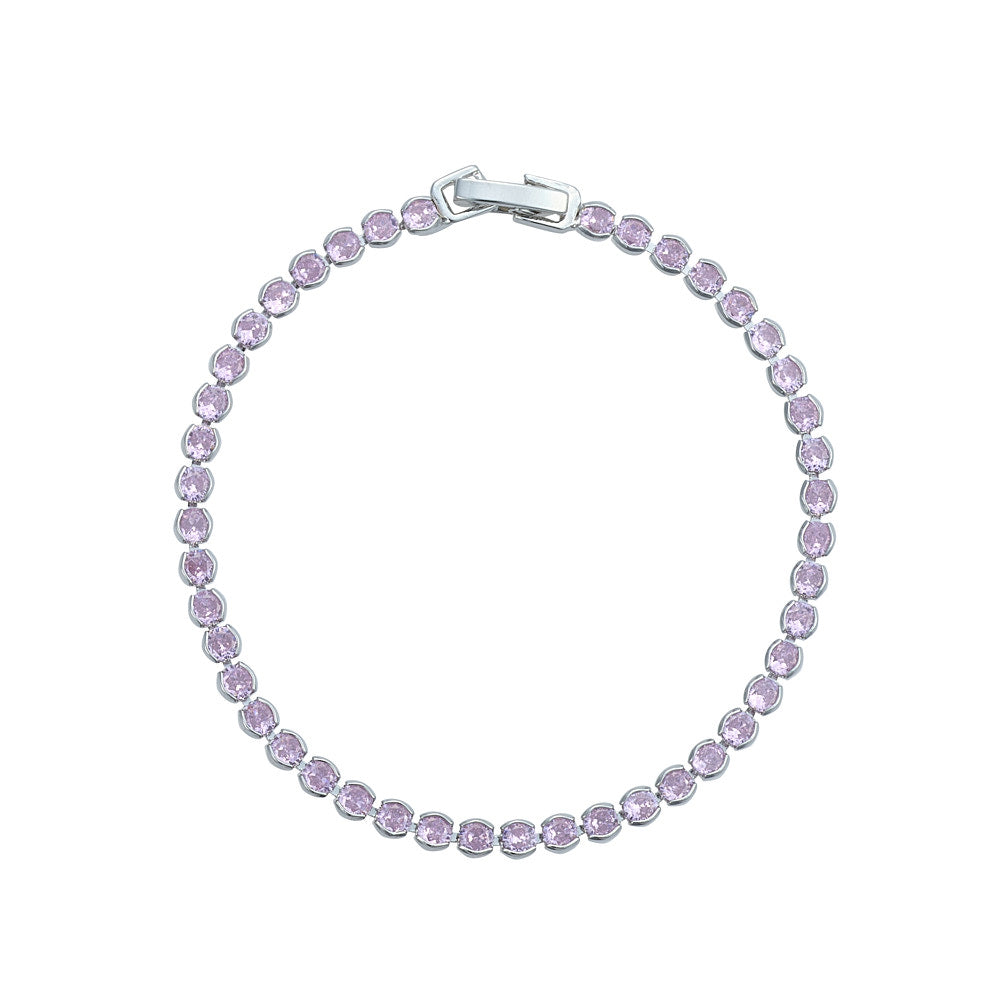 Dakota Pink Tennis Bracelet