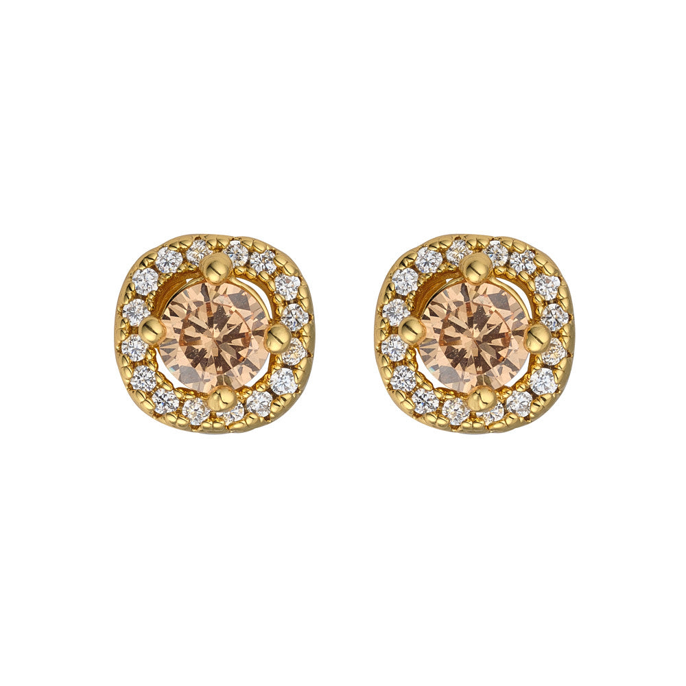 Ivanna Champagne Earrings