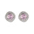 Ivanna Pink CZ Earrings