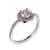 Ivanna Pink CZ Ring #7