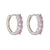 Emmie Pink CZ Earrings