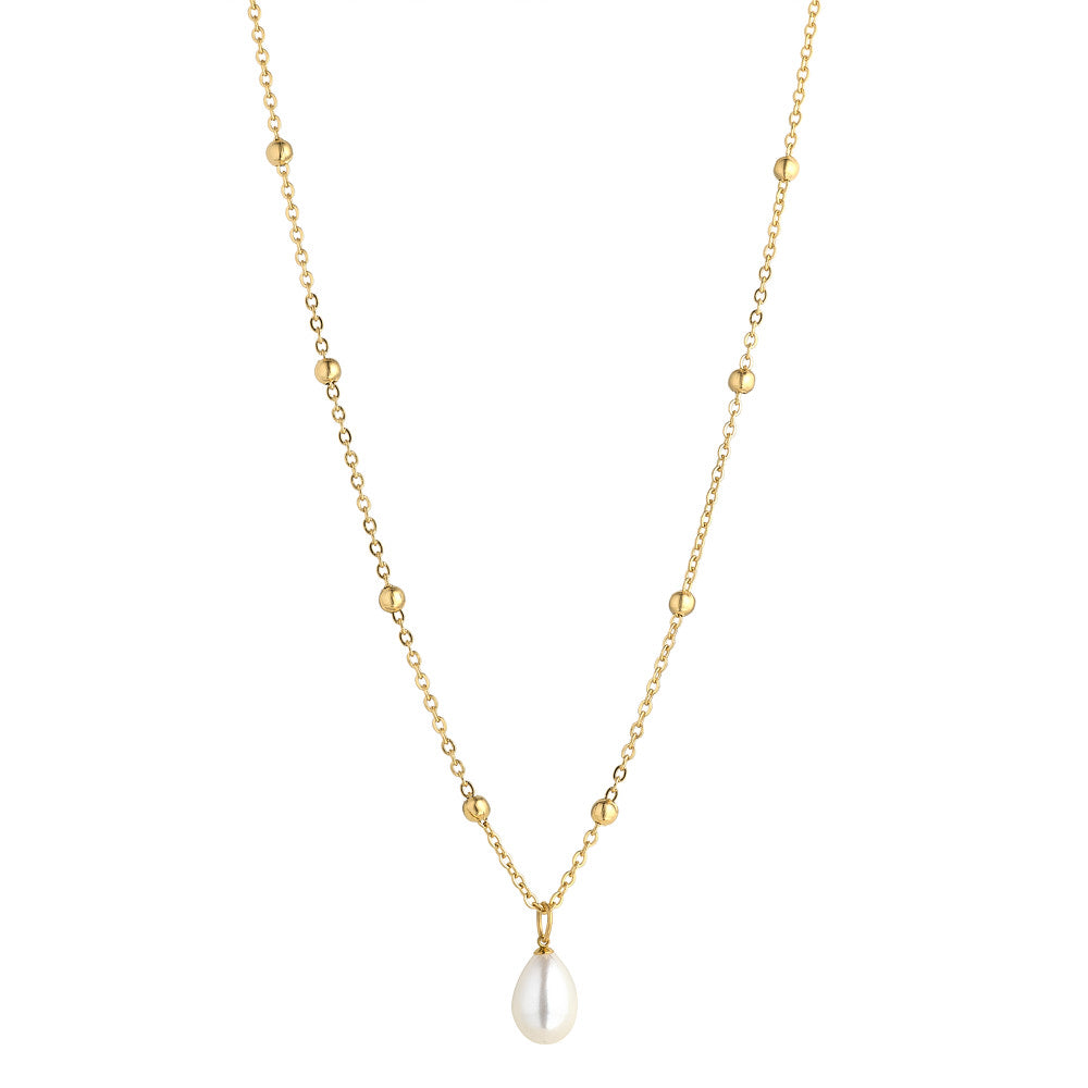 Teardrop Pearl Necklace