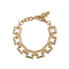 Square Link Gold Bracelet