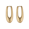 Chunky Gold Teardrop Earrings