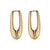 Chunky Gold Teardrop Earrings