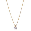 Solitaire Gold Pendant