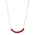 Siam CZ Necklace