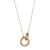 Chunky Interlinking Circles Gold Necklace