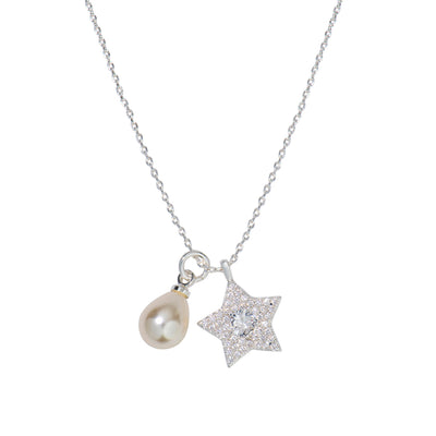 Star & Pearl Pendant