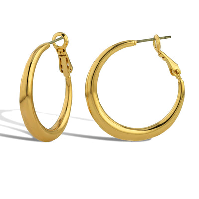 Monroe Gold Hoops