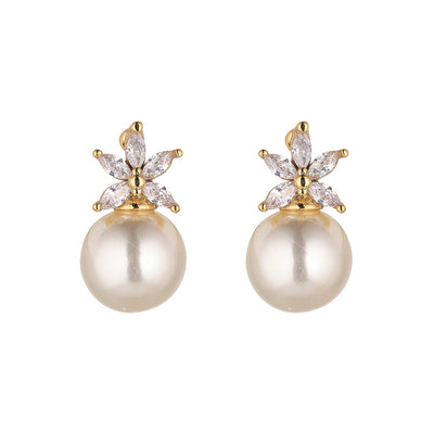 Jenna Faux Pearl Earrings