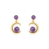 Amethyst Semi Precious Stone Earring