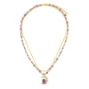 Amethyst Semi Precious Stone Necklace