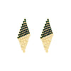 Adelina Emerald Crystal Drop Earrings