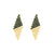 Adelina Emerald Crystal Drop Earrings