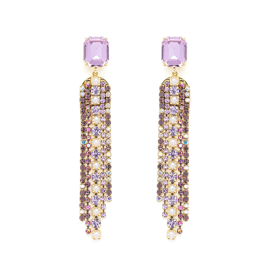 Miranda Light Amethyst Earrings