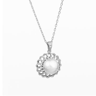 Amaia Silver Pearl Pendant