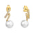 Kamryn Gold Pearl Earrings