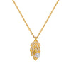 Davina Leaf & Pearl Pendant