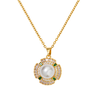 Daleyza Faux Pearl Pendant