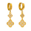 Clover Double Drop Earrings