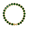 Danna Gold Emerald Tennis Bracelet