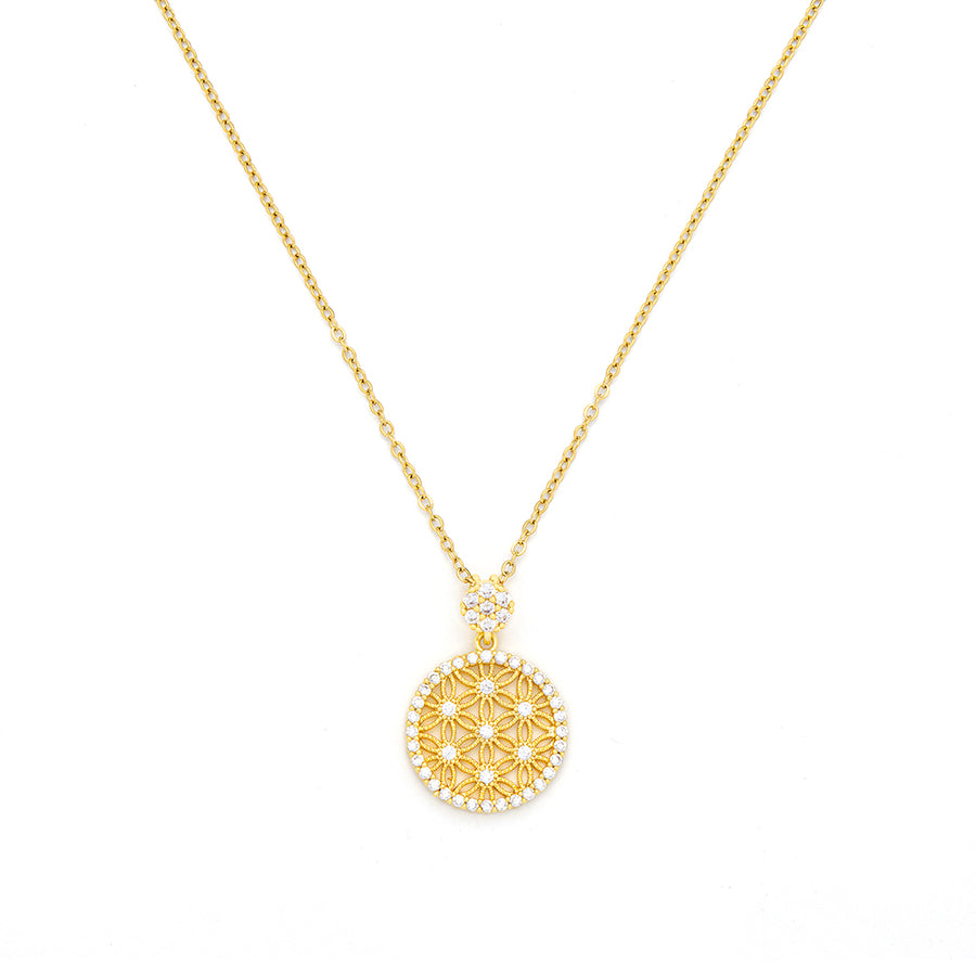 Crystal Flowers Pendant