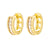 Izabella Small Gold Plated Hoops