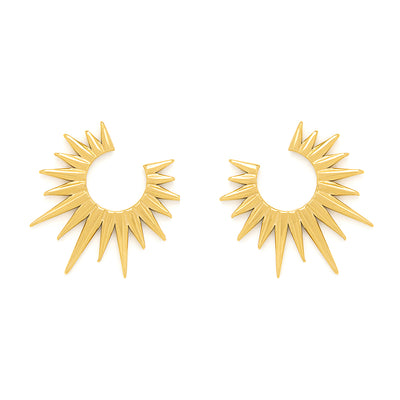 Sunburst Style Earrings