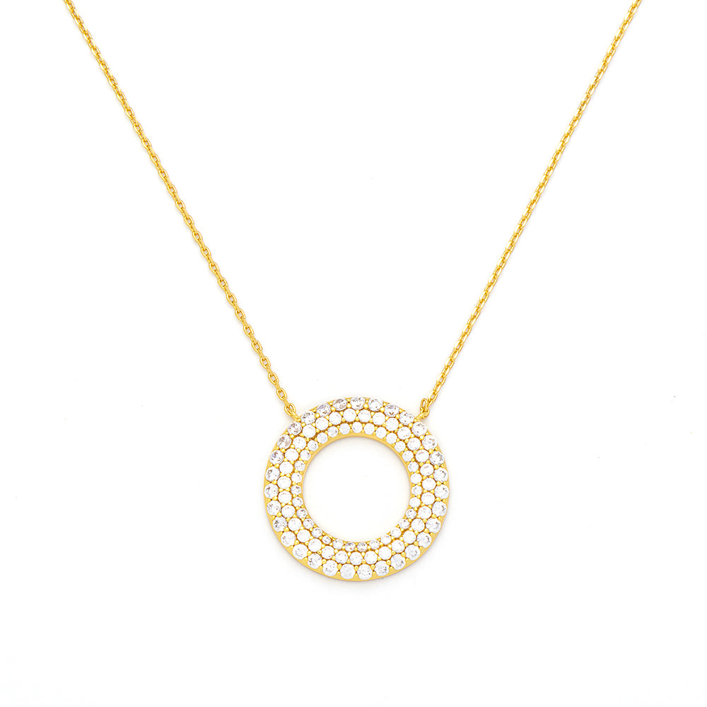 Circle Drop Necklace