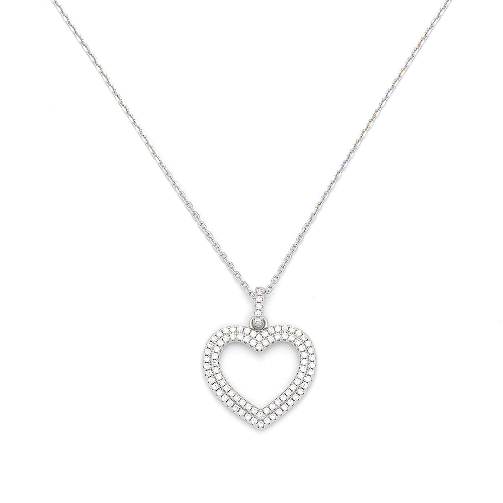 Sparkling Heart Necklace