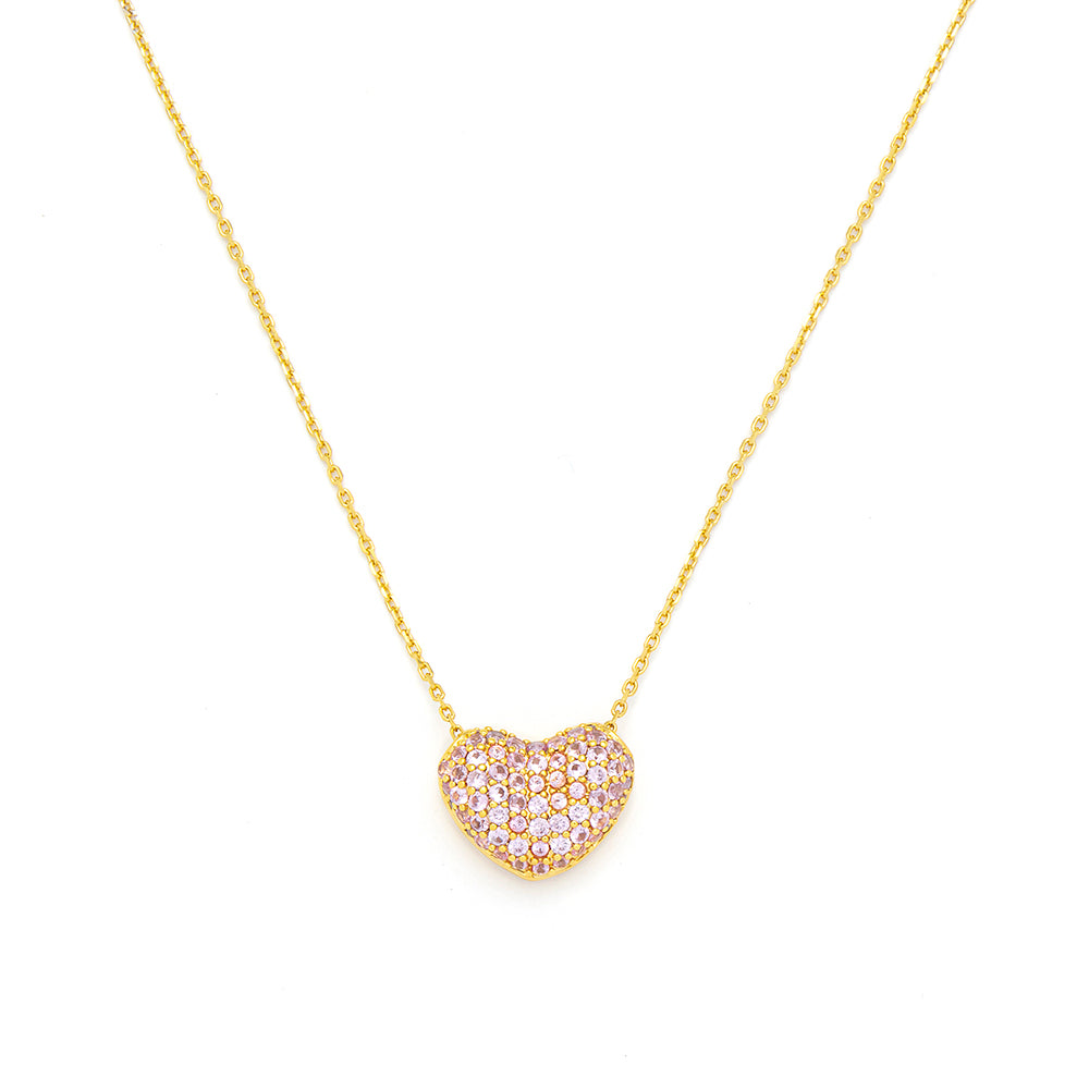Pink Heart Necklace