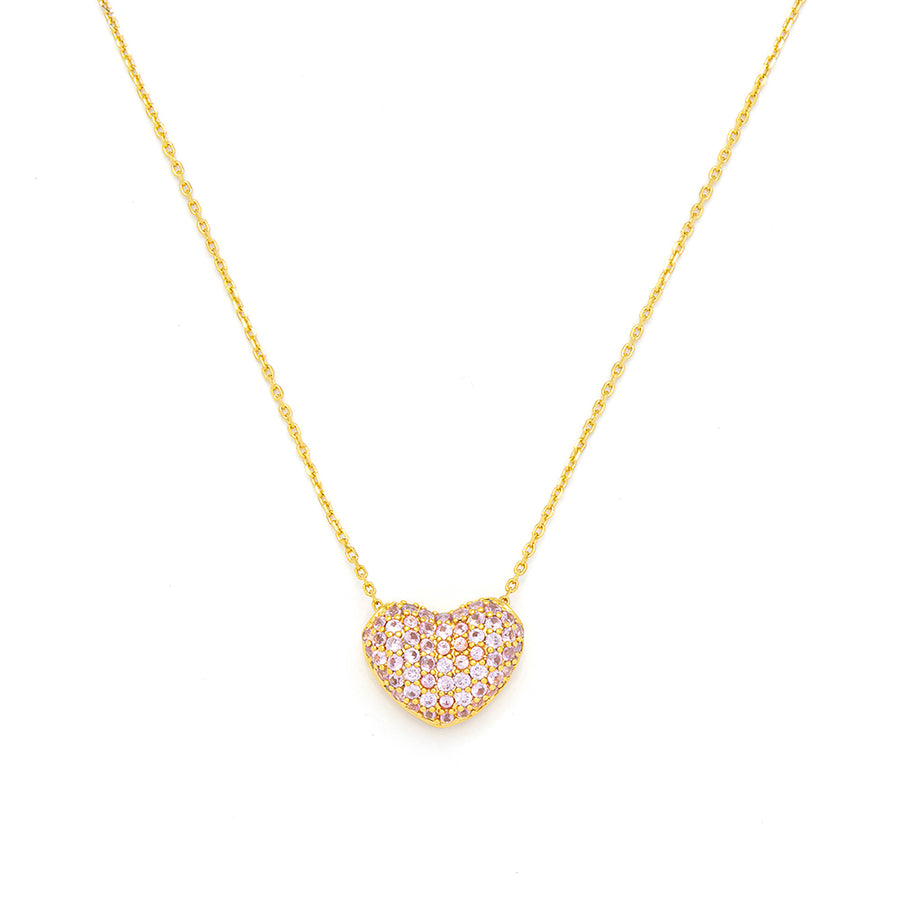Pink Heart Necklace