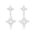 Diamond Shape Short Earrings