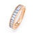 Baguette Style Blue CZ Ring #8