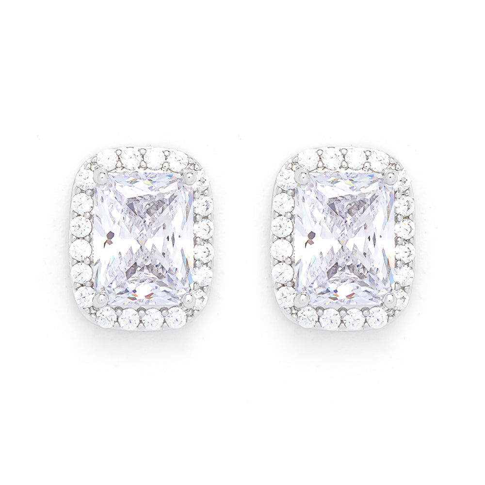 Classic Style Rectangular Earrings