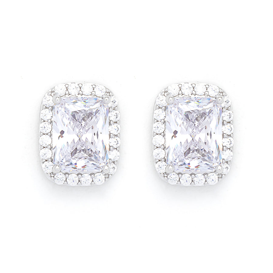 Classic Style Rectangular Earrings