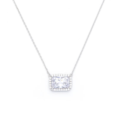 Classic Style Rectangular Necklace