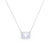 Classic Style Rectangular Necklace