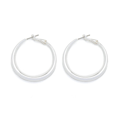 Oaklyn Silver Hoops