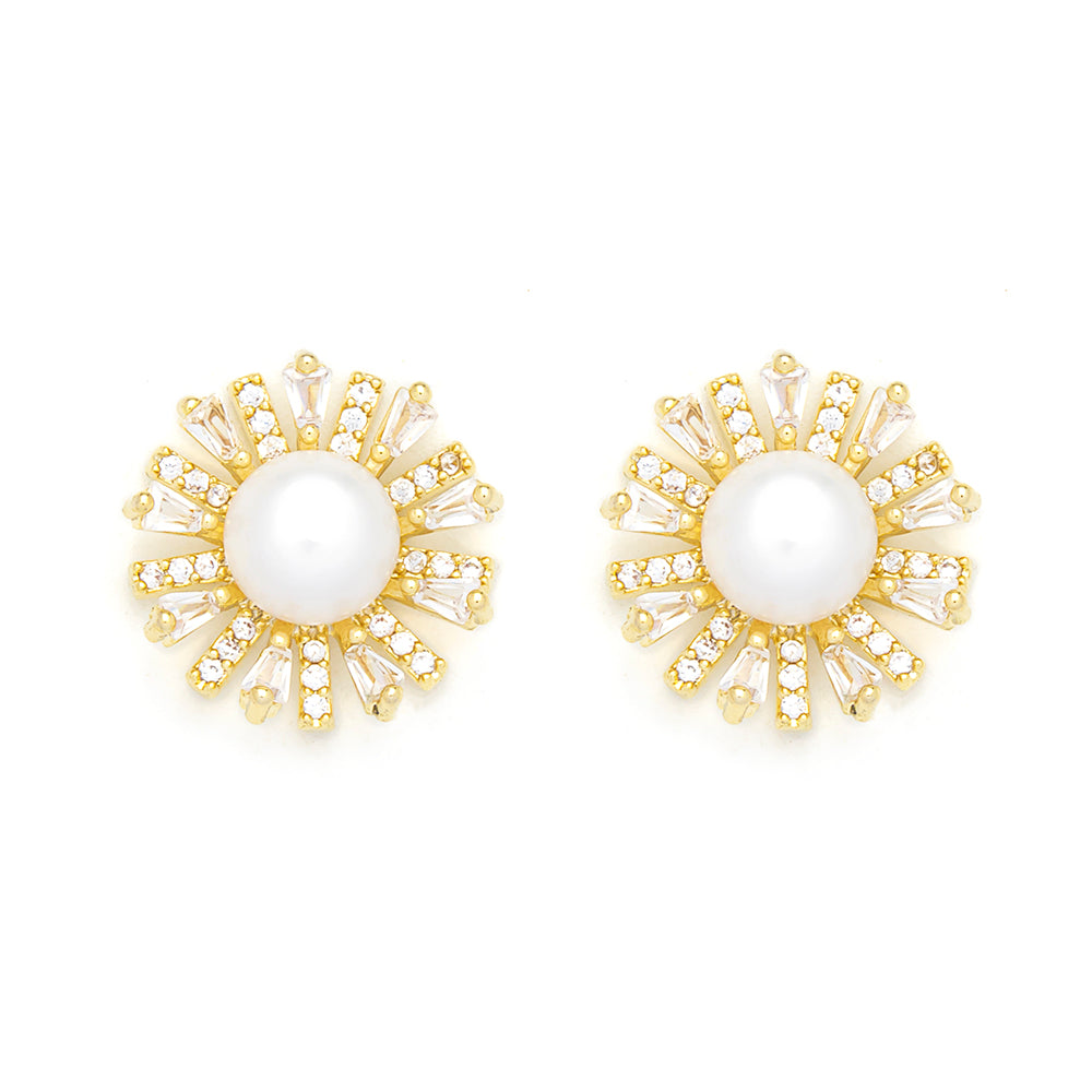 Elora Faux Pearl Earrings
