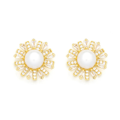 Elora Faux Pearl Earrings