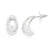 Crystal Studded Teardrop Earrings