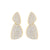 Double Drop CZ Gold Plated Earrings