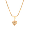 Golden Shadow Heart Necklace