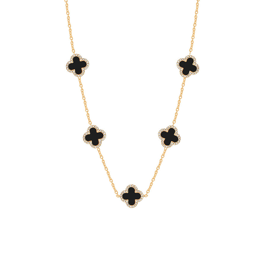 Estella Black Resin Necklace
