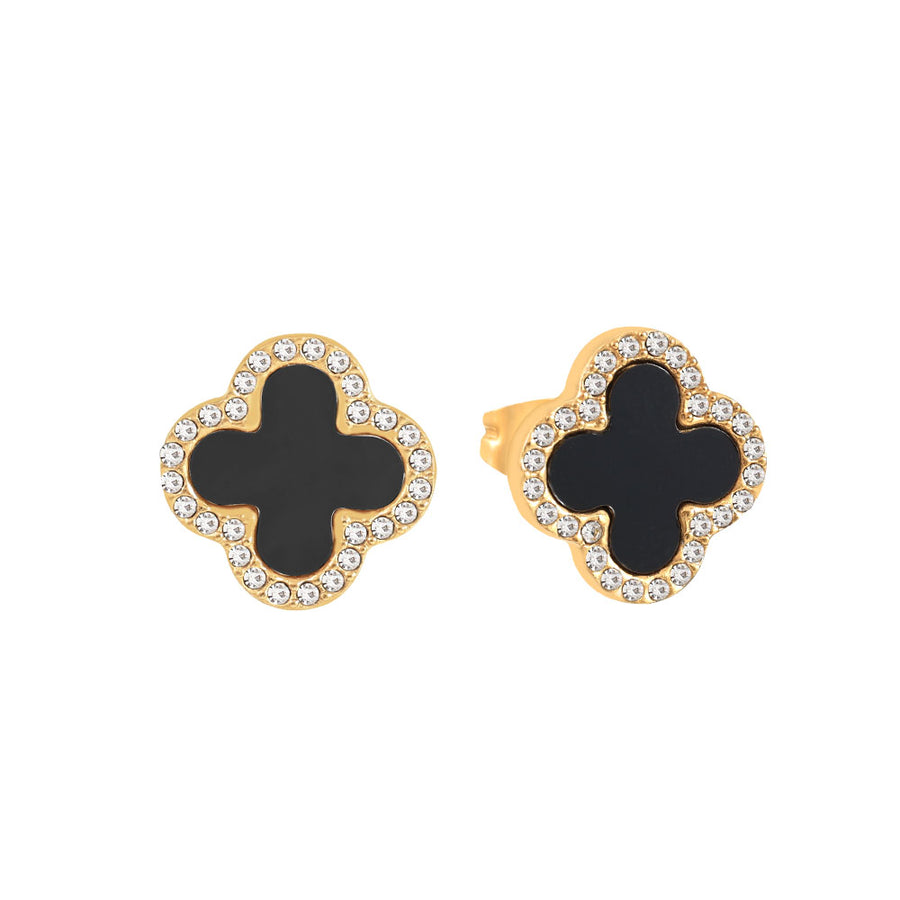 Estella Black Resin Studs
